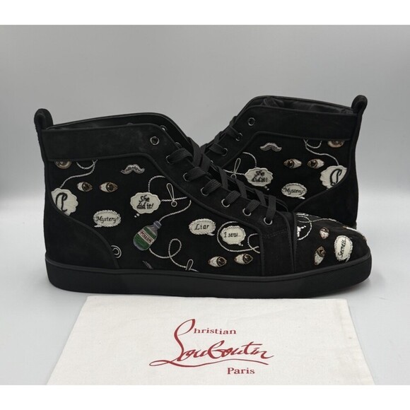 Authentic Christian Louboutin Limited Edition Embroidered Size EU 48; US 15 main image 4